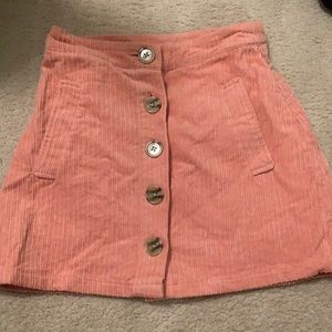 Coral skirt from forever 21, size small